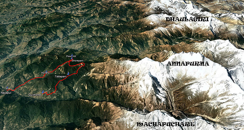 Pokhara-Nayapul-Hullery 29-10-17